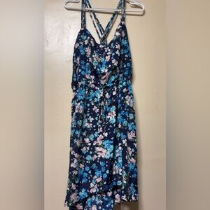 Rue21 Plus Size Blue Floral Dress